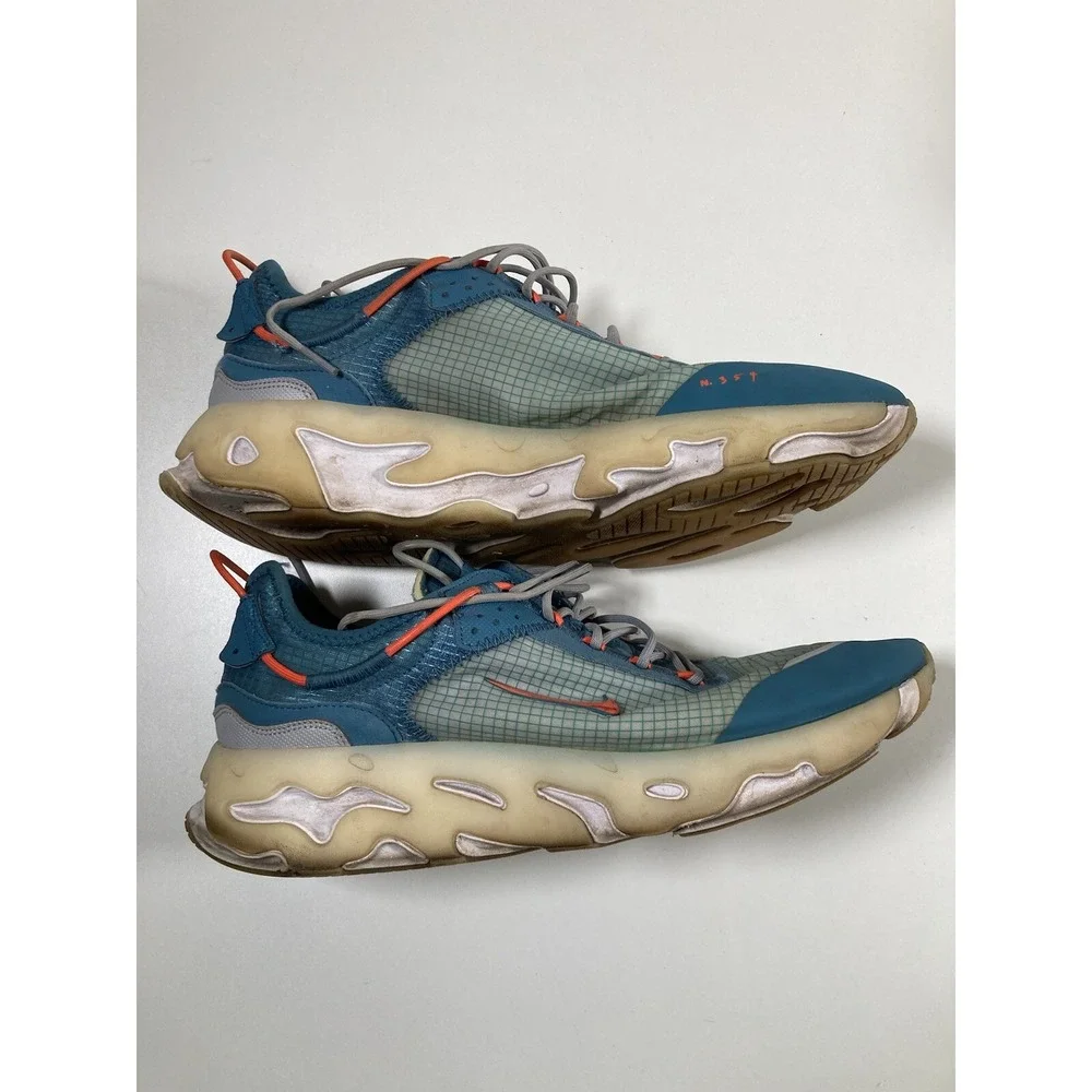 Nike React Live N.354 13 Blue Orange CV1772-401 Low Top Sneakers